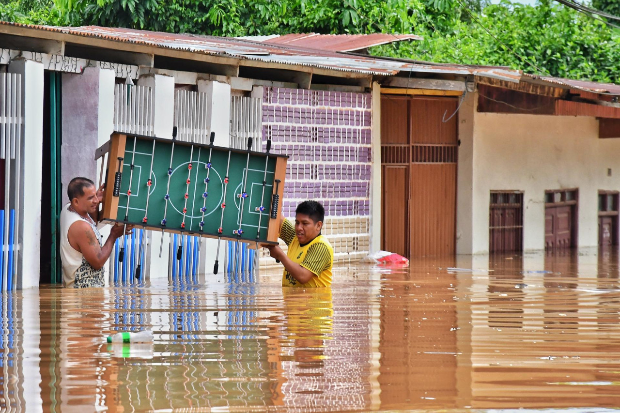 Inundaciones en Bolivia. Foto: EFE