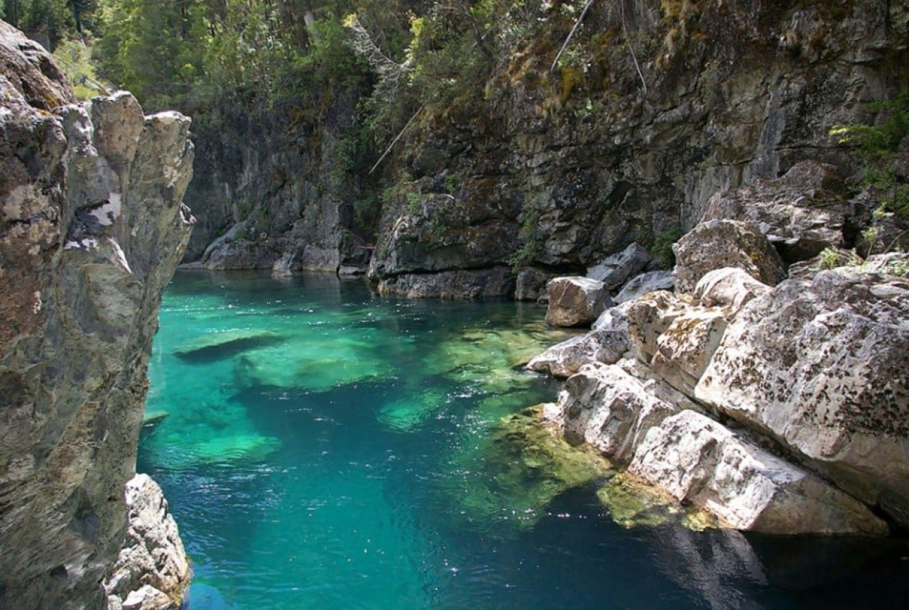 Río Motoco, El Bolsón. Foto: X