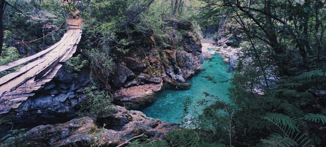 Río Motoco, El Bolsón. Foto: X