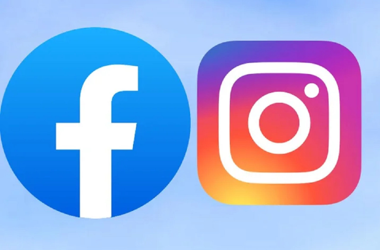 Facebook e Instagram. Foto: NA