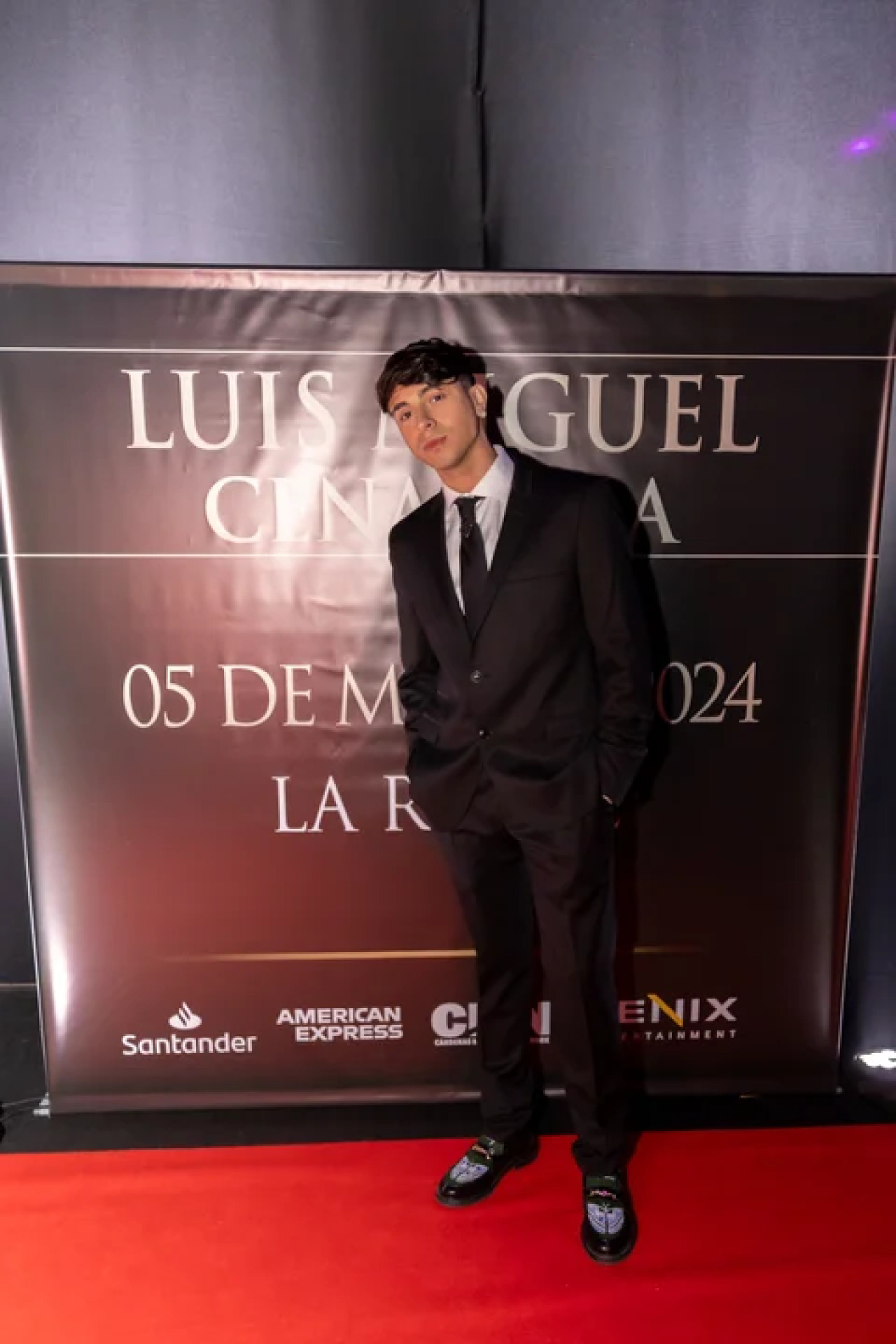 Rusherking en el show de Luis Miguel. Foto: NA