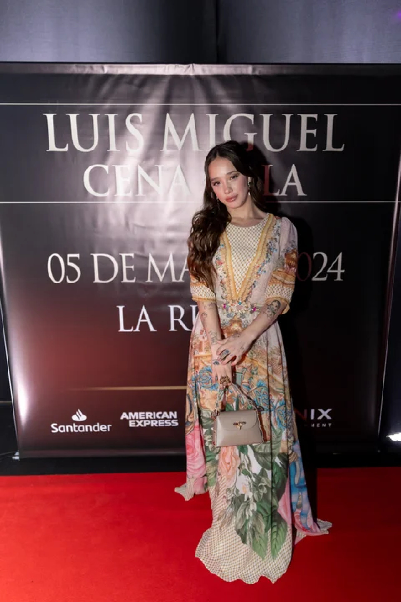 Ángela Torres en el show de Luis Miguel. Foto: NA