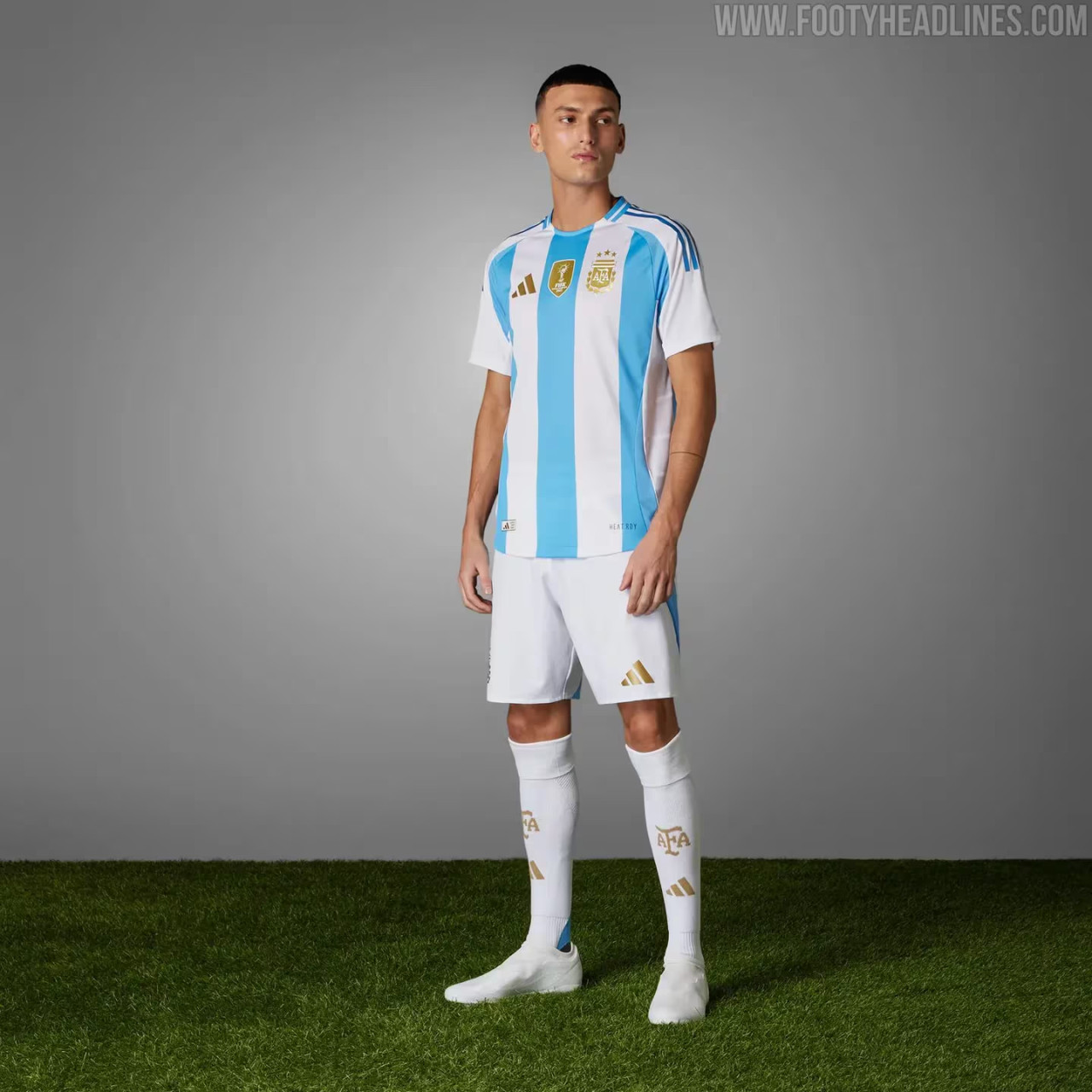 La posible camiseta de la Selección Argentina. Foto: Footy Headlines