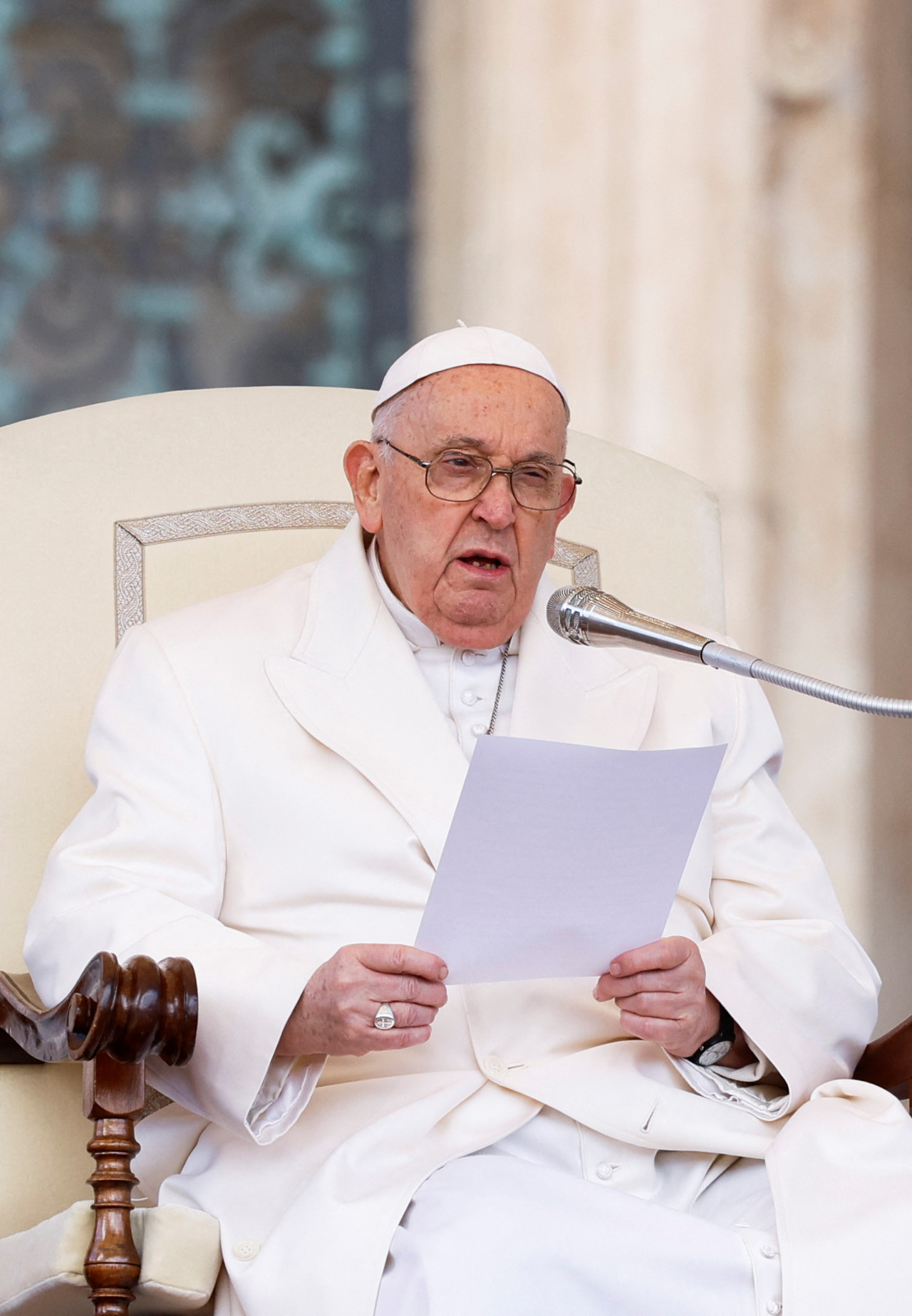 La audiencia semanal del papa. Foto: Reuters