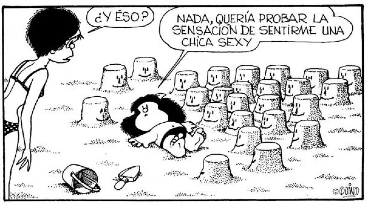 "Una chica sexy", Malfada. Foto: Quino.