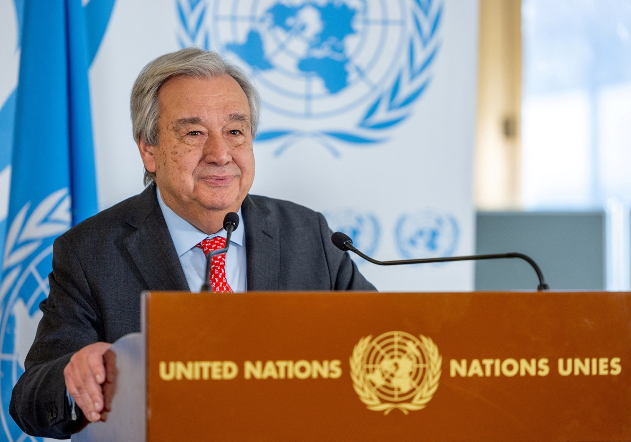António Guterres, secretario general de la ONU. Foto: Reuters