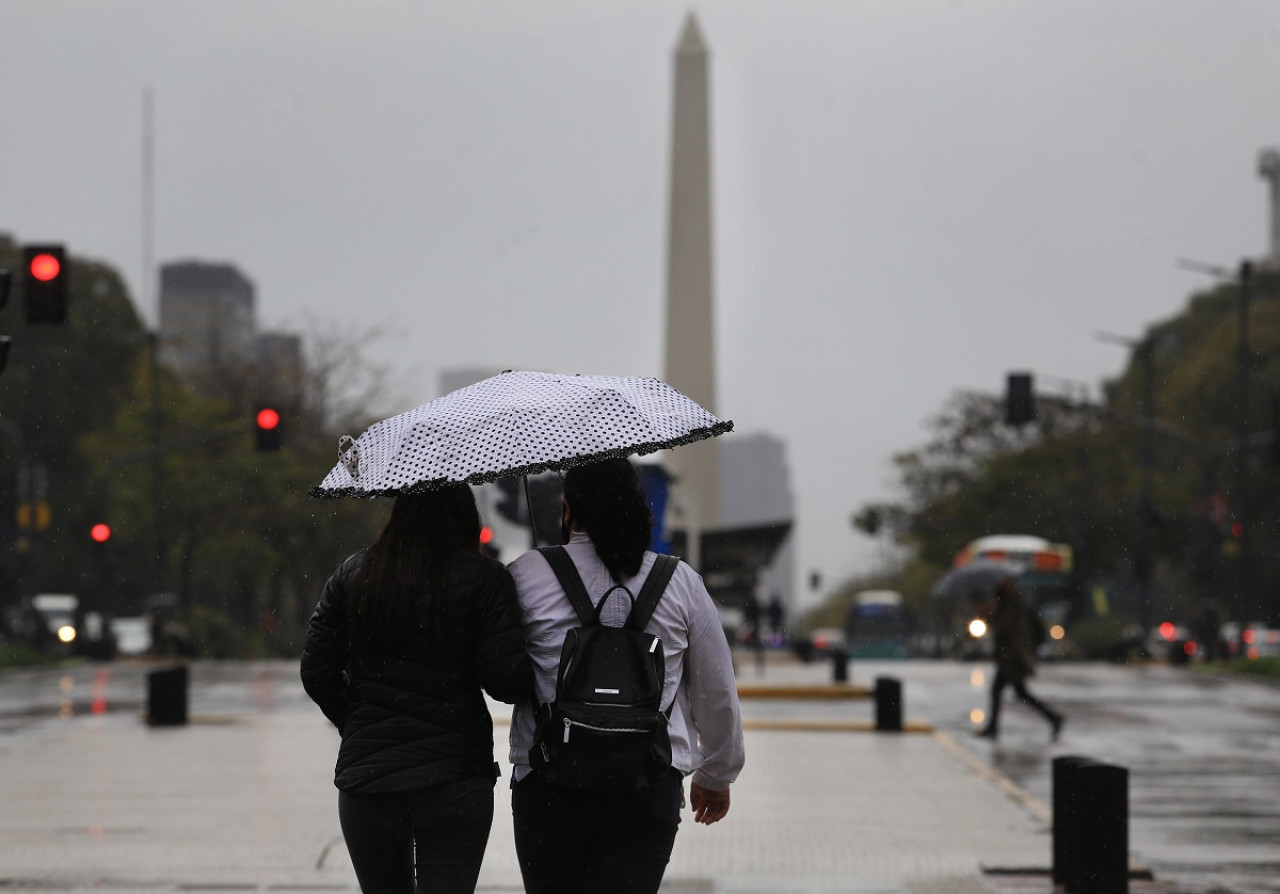 Alerta amarilla; lluvias; tormentas. Foto: NA.