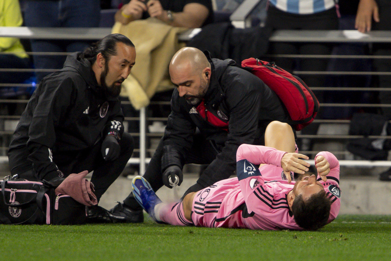 Lionel Messi en el Inter Miami ante Nashville por la Concachampions. Foto: REUTERS.