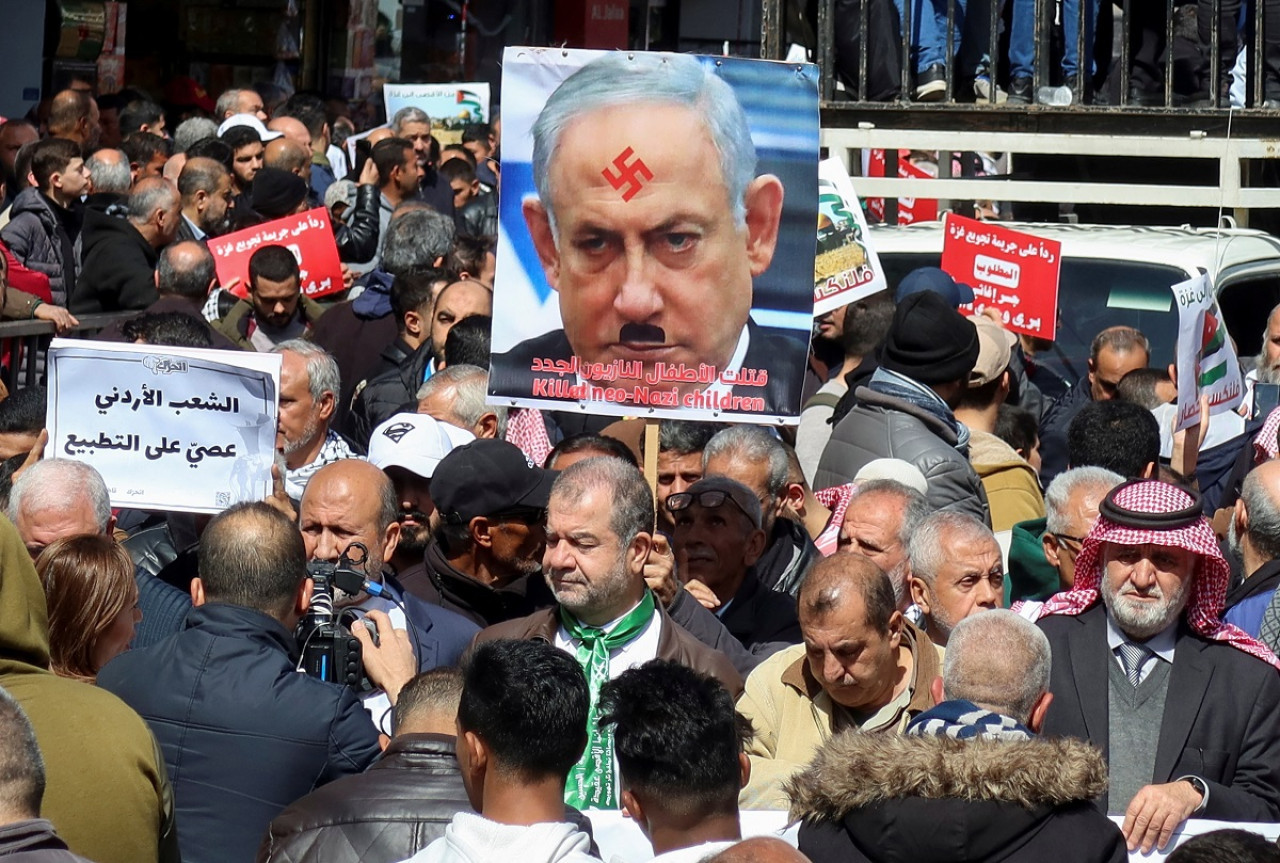 Benjamín Netanyahu fue comparado con Hitler, Mussolini y Stalin. Foto: Reuters.