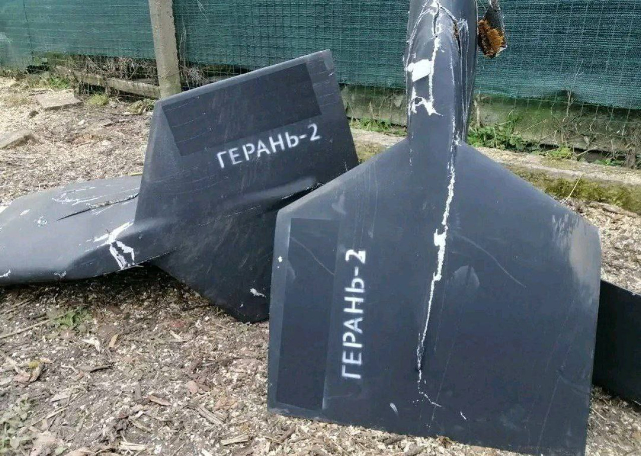 Drones Shahed lanzados por Rusia a Ucrania. Foto: X.