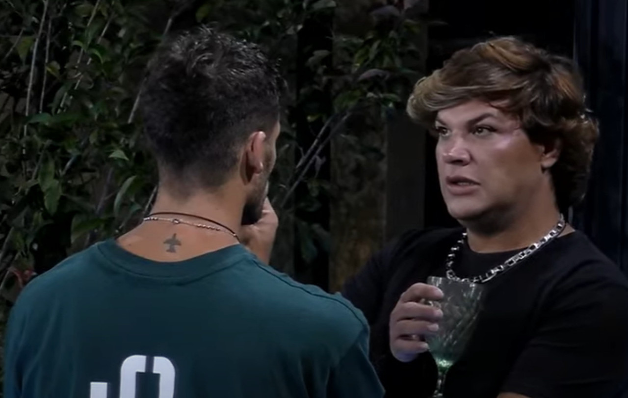 Joel y Emmanuel de Gran Hermano. Fotos: captura Telefe.