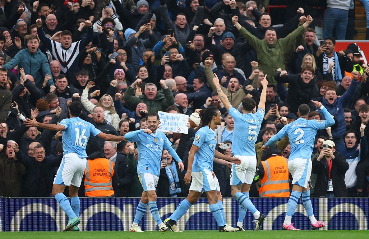 Liverpool vs. Manchester City. Foto: Reuters.