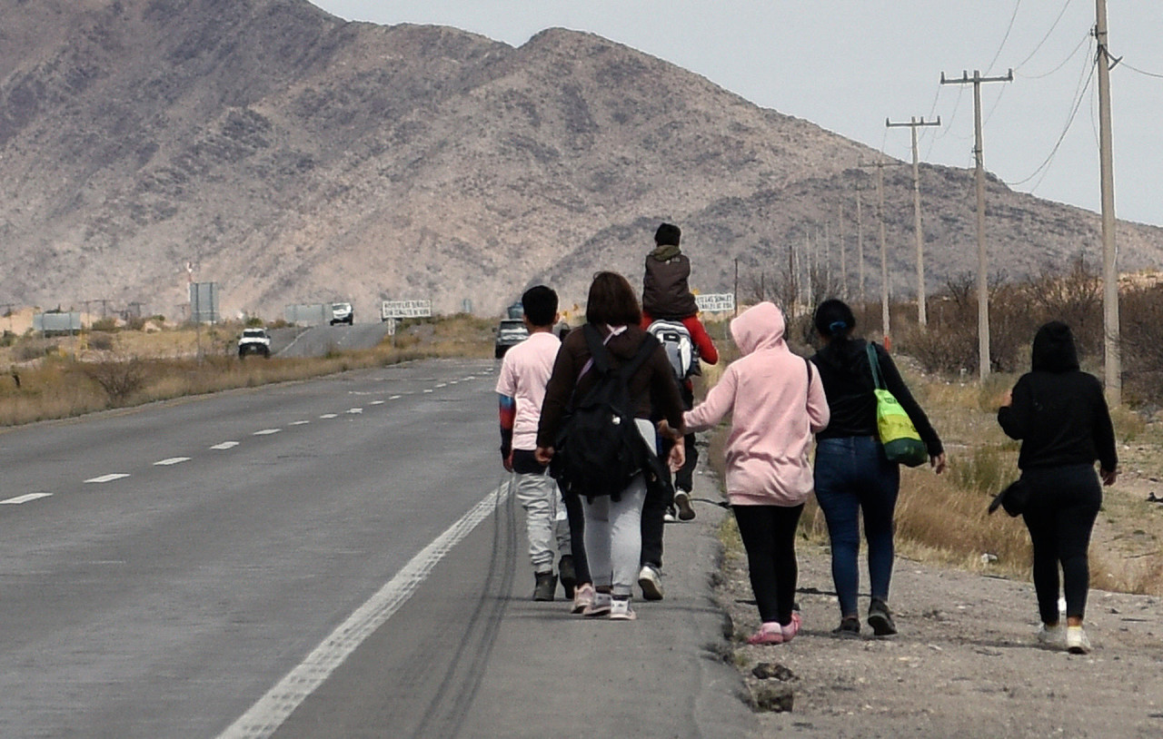 Migrantes; México-Estados Unidos. Foto: EFE