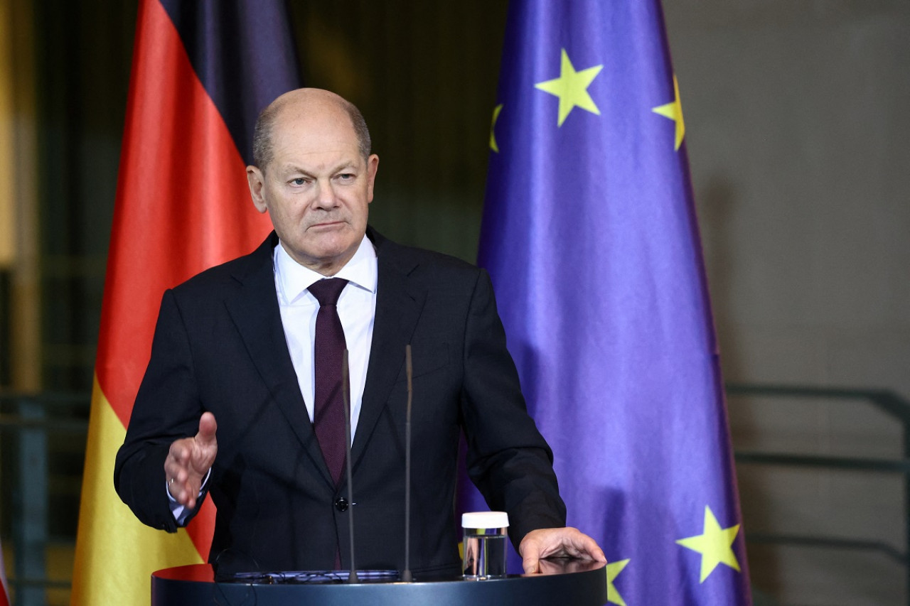 Olaf Scholz, canciller de Alemania. Foto: Reuters.