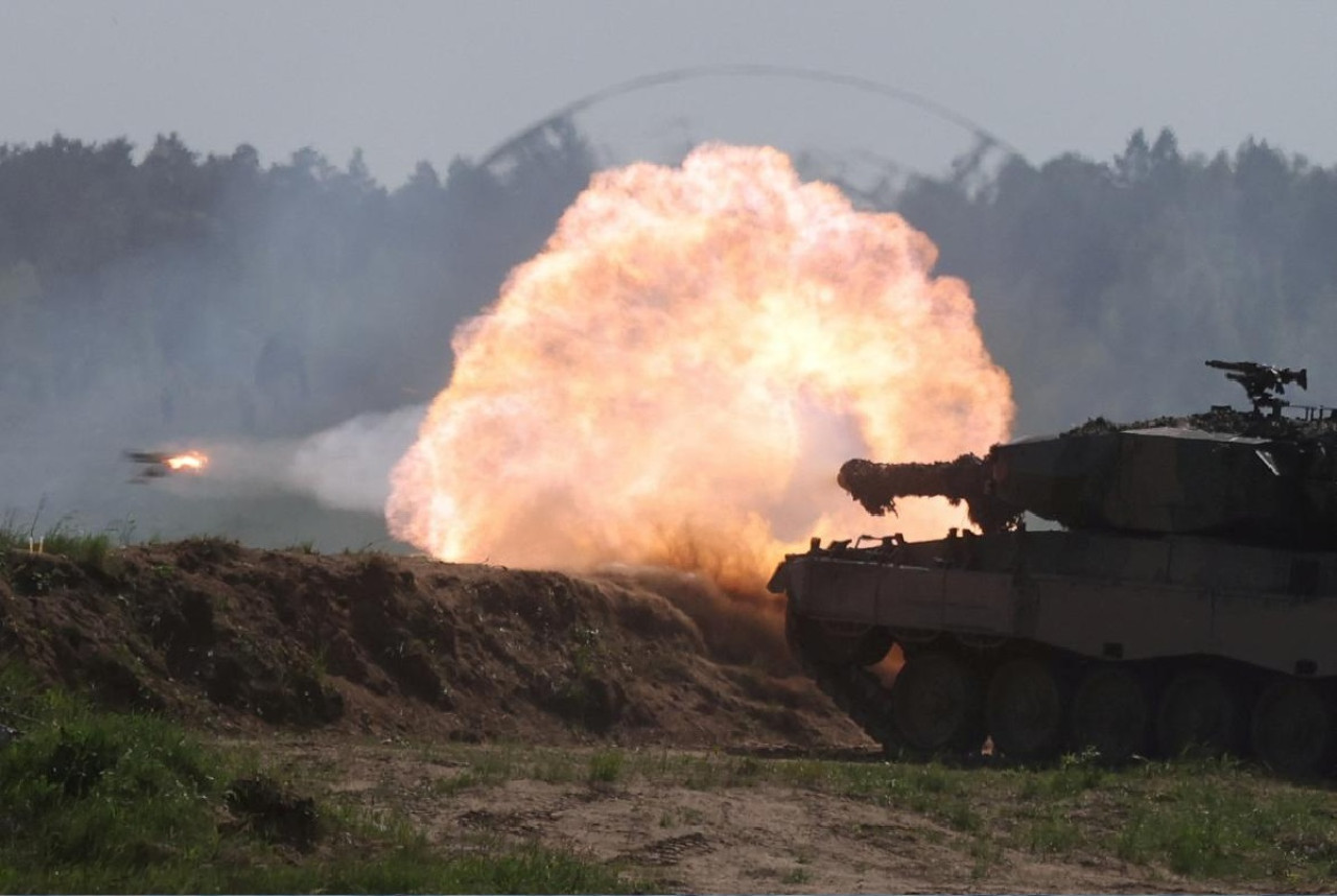 Tanques ucranianos. Foto: Reuters.