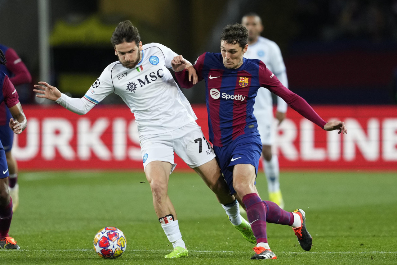 Champions League, Barcelona vs. Napoli. Foto: EFE.