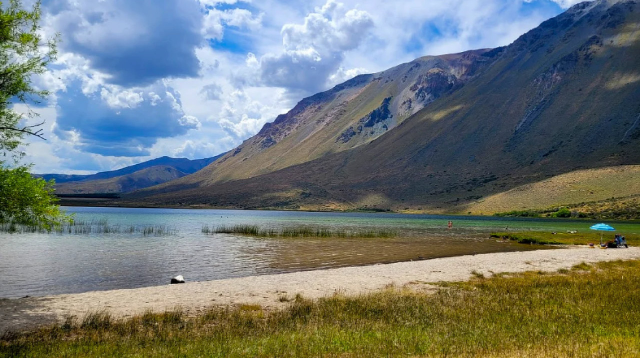 Laguna Willmanco, en Chubut. Foto: NA.