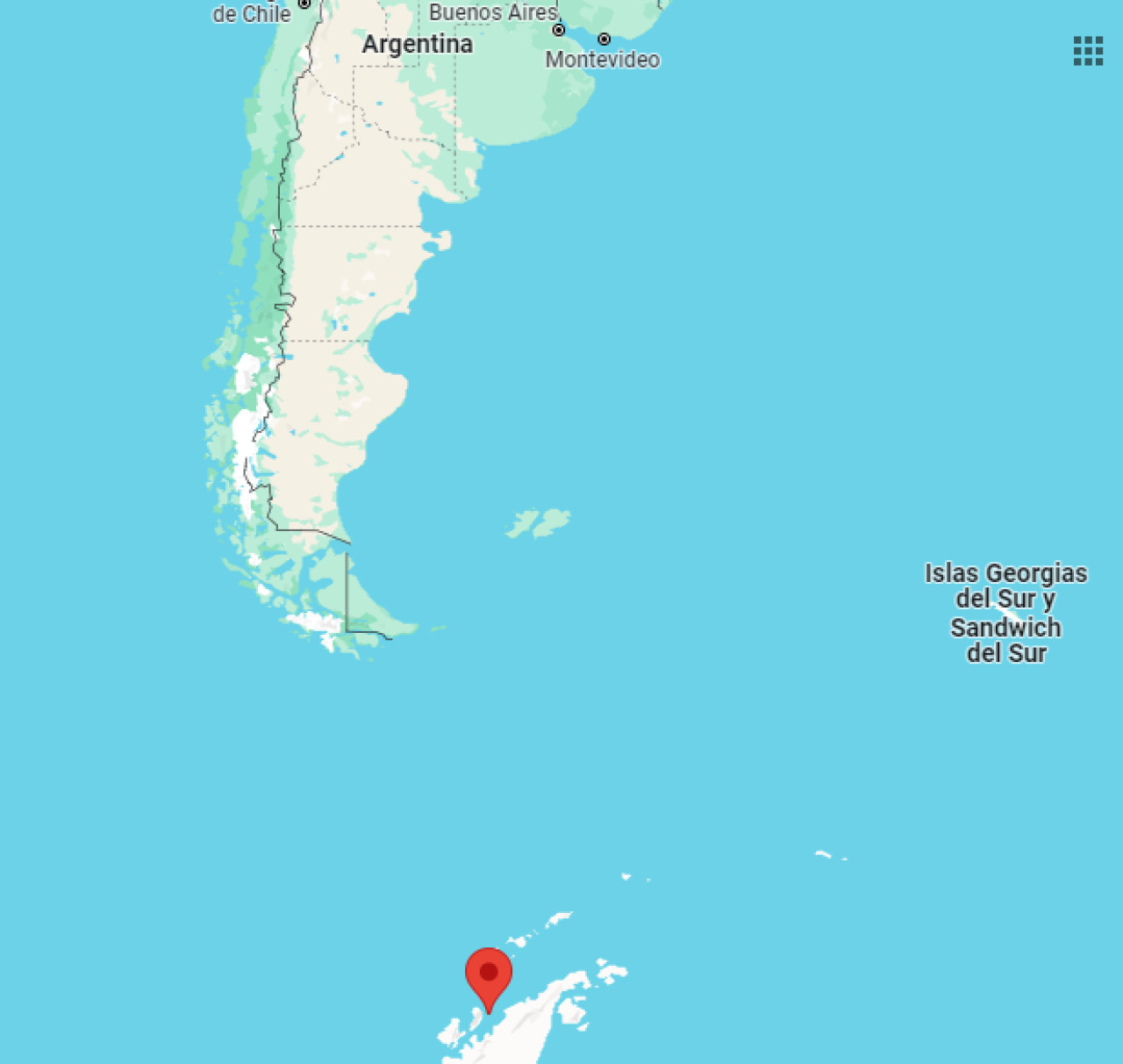 La isla Two Hummocks. Foto: Google Maps