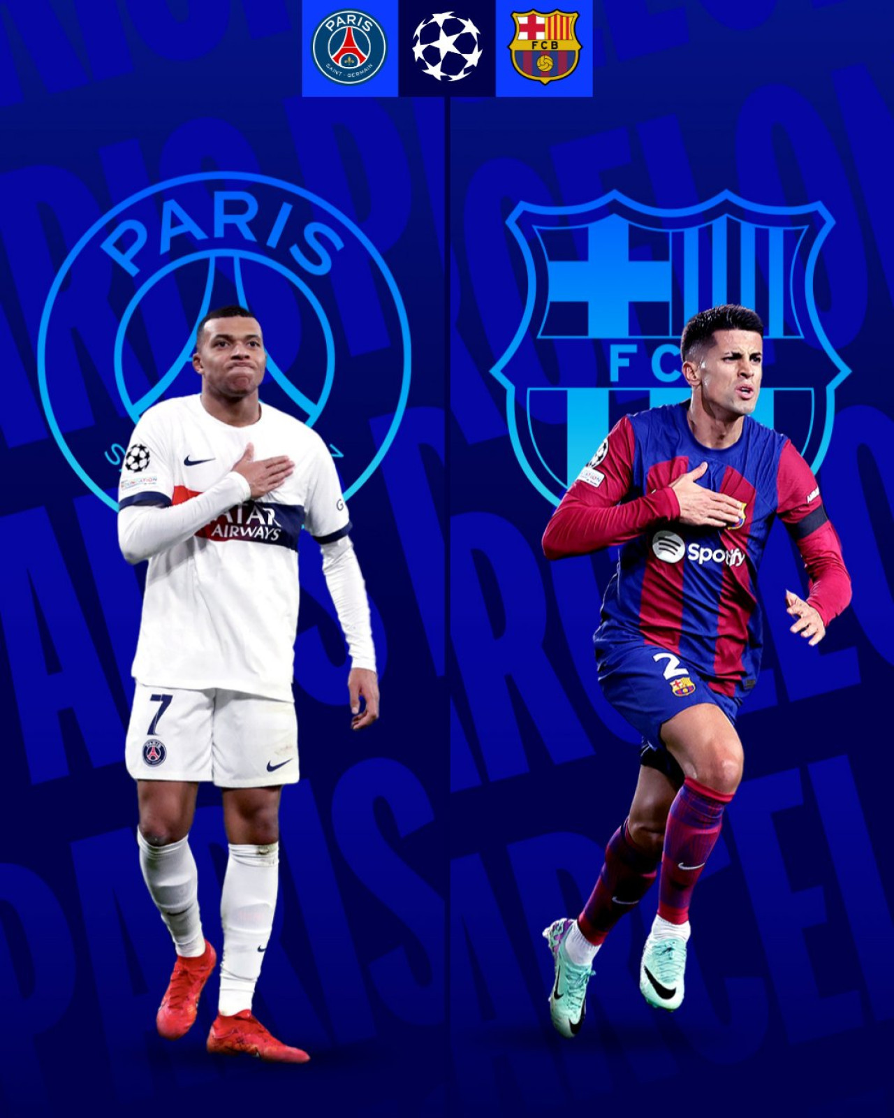 Paris Saint German se enfrentará al Barcelona en cuartos de final de Champions League. Foto: Twitter ChampionsLeague.