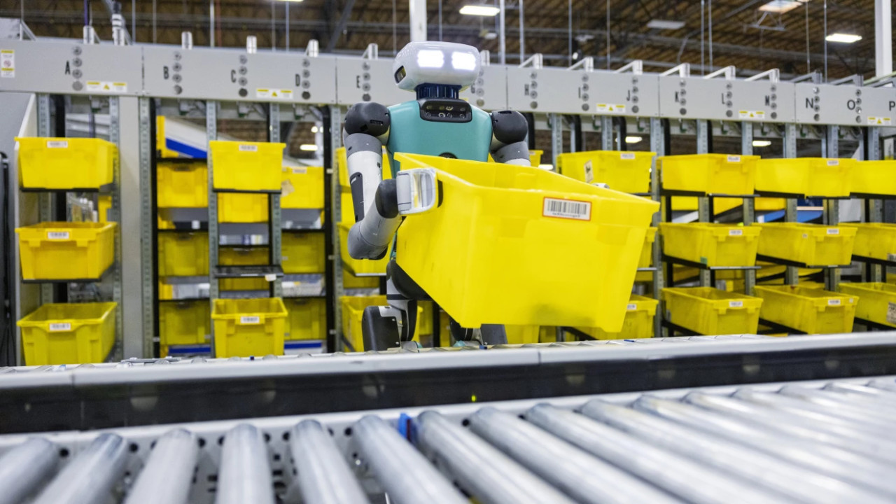 Sequoia, el robot de Amazon. Foto: Amazon.