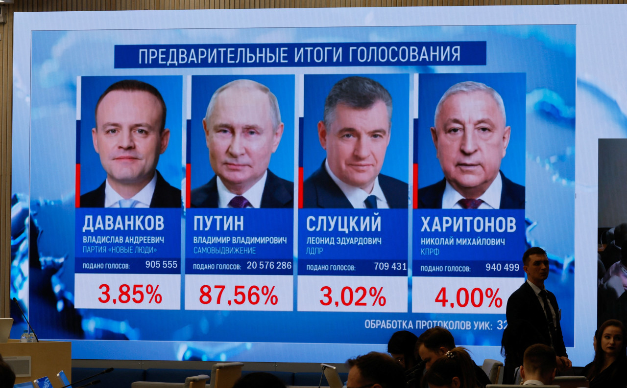 Vladimir Putin fue reelecto como presidente de Rusia. Video: Reuters