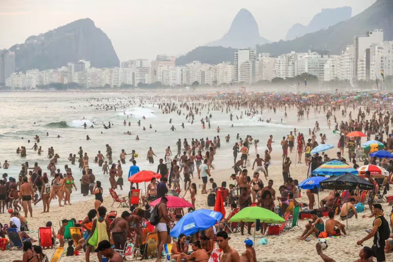 Ola de calor en Brasil. Foto: EFE