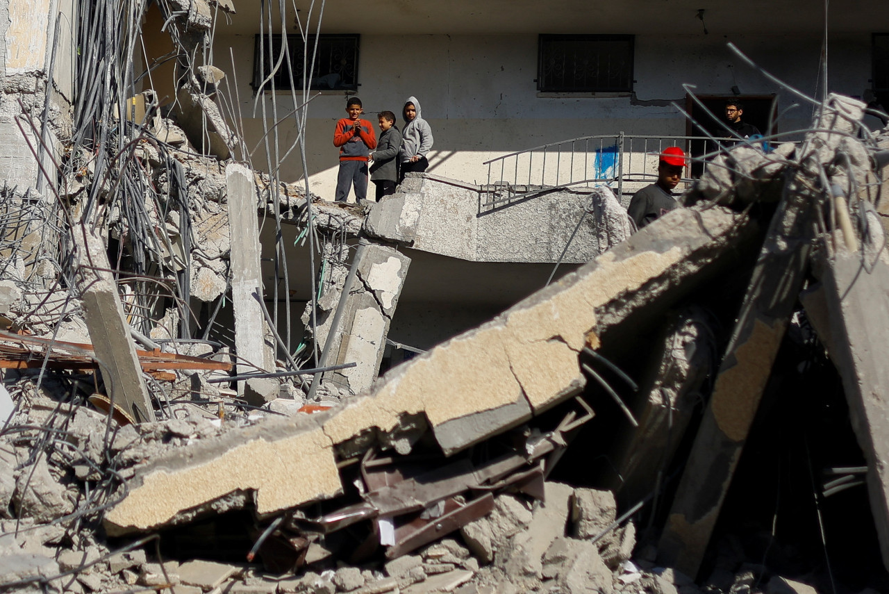 Destrucción en la Franja de Gaza. Foto: Reuters.