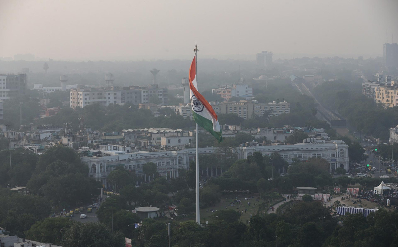 Bangladesh, Pakistán y la India, los países con el aire más contaminado en 2023. Foto: EFE.