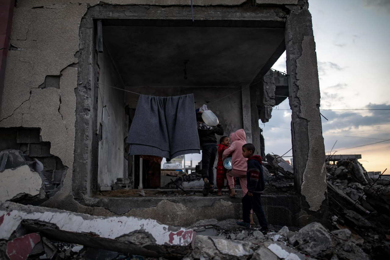 Guerra en Gaza. Foto: EFE.