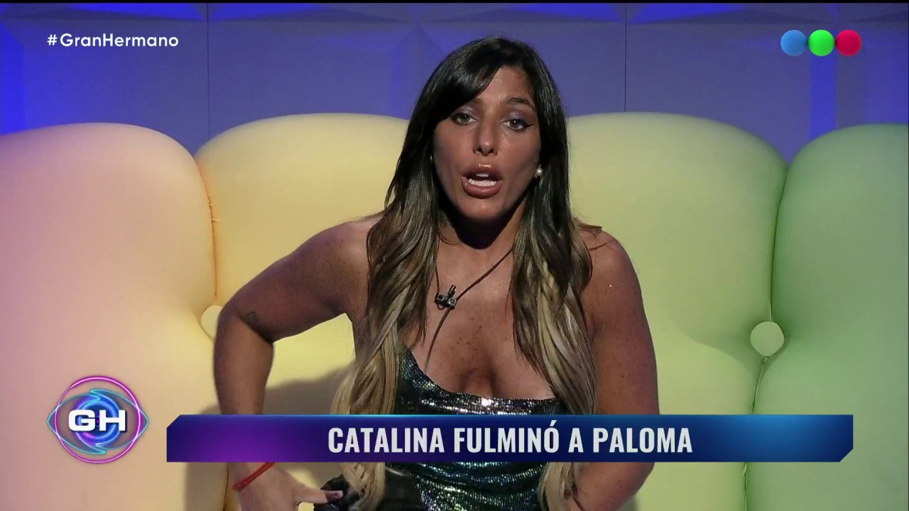 Catalina le hizo la fulminante a Paloma. Foto: Captura.