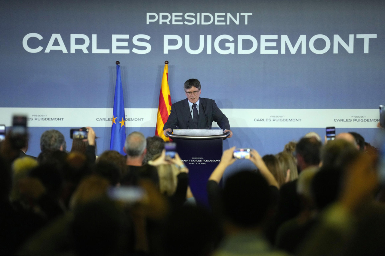 Carles Puigdemont. Foto: EFE.