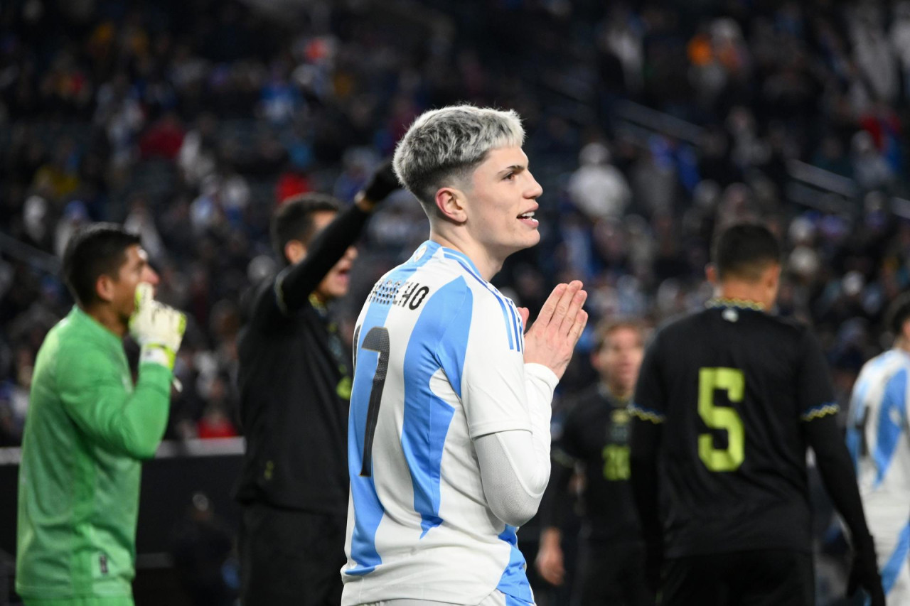 Alejandro Garnacho; Selección Argentina. Foto: EFE.