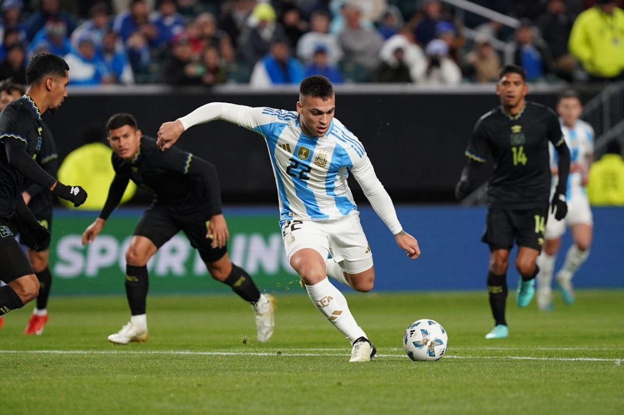 Lautaro Martínez; Selección Argentina. Foto: NA.