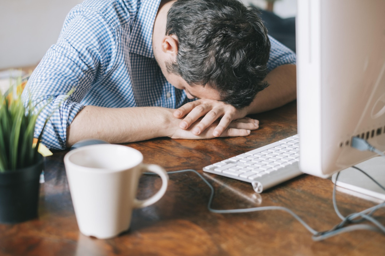 Cansancio y trabajo. Foto: Alamy