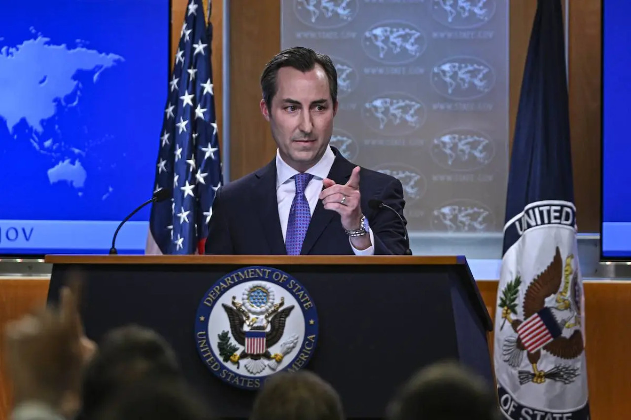 Matthew Miller, portavoz del Departamento de Estado. Foto: Reuters.