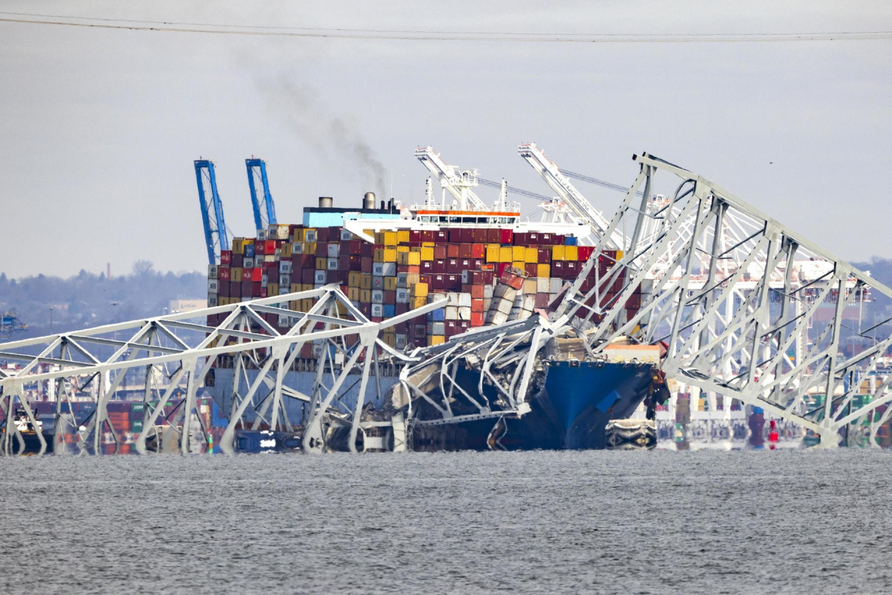 Puente de Baltimore. Foto: EFE.