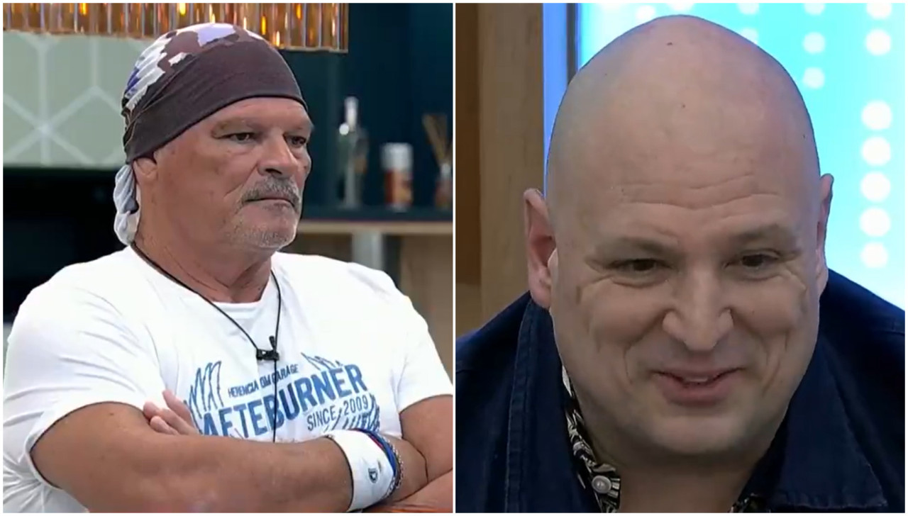 Alfa y Big Ari en Gran Hermano. Fotos: captura Telefe.