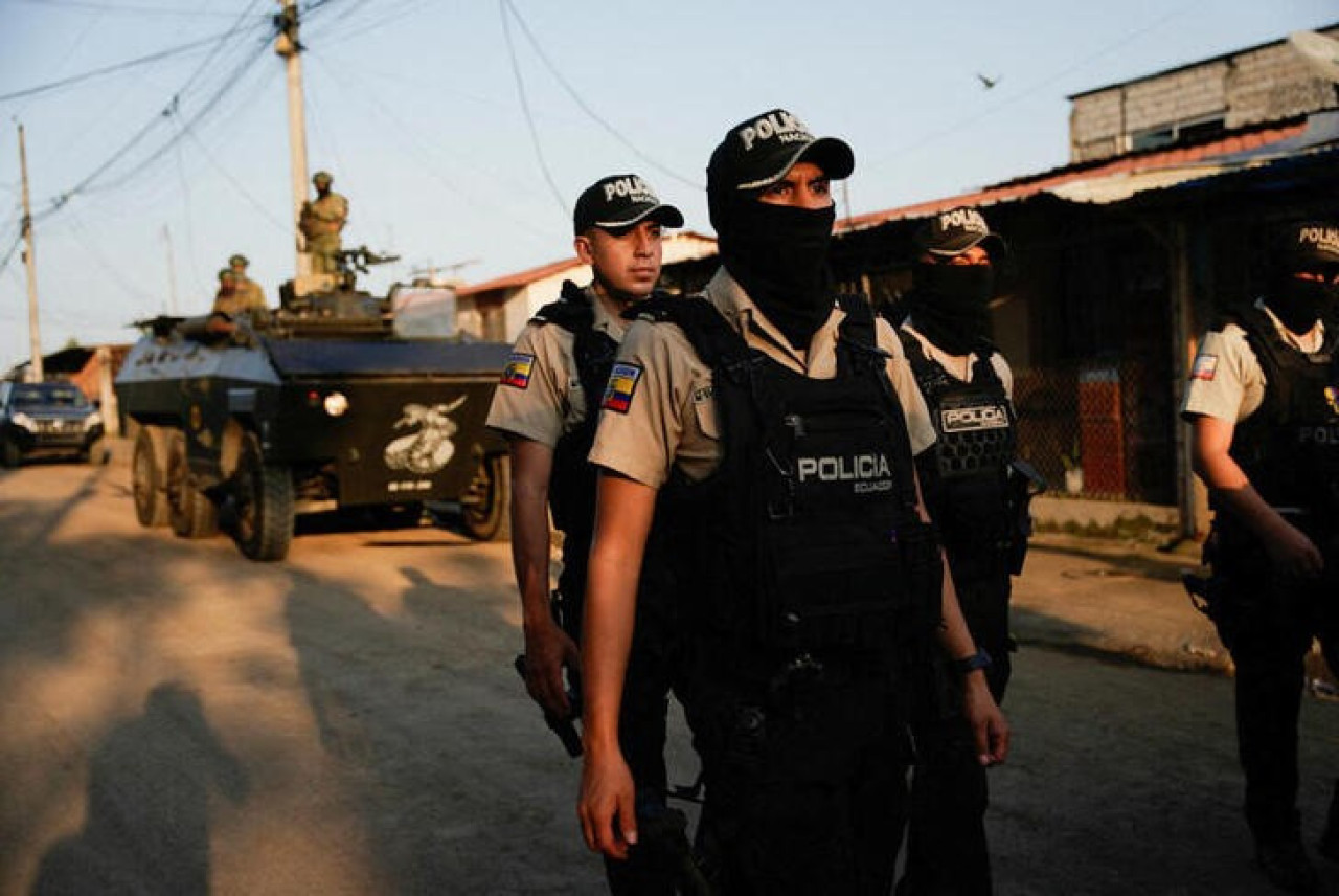 Operativos en Guayaquil. Foto: Reuters.