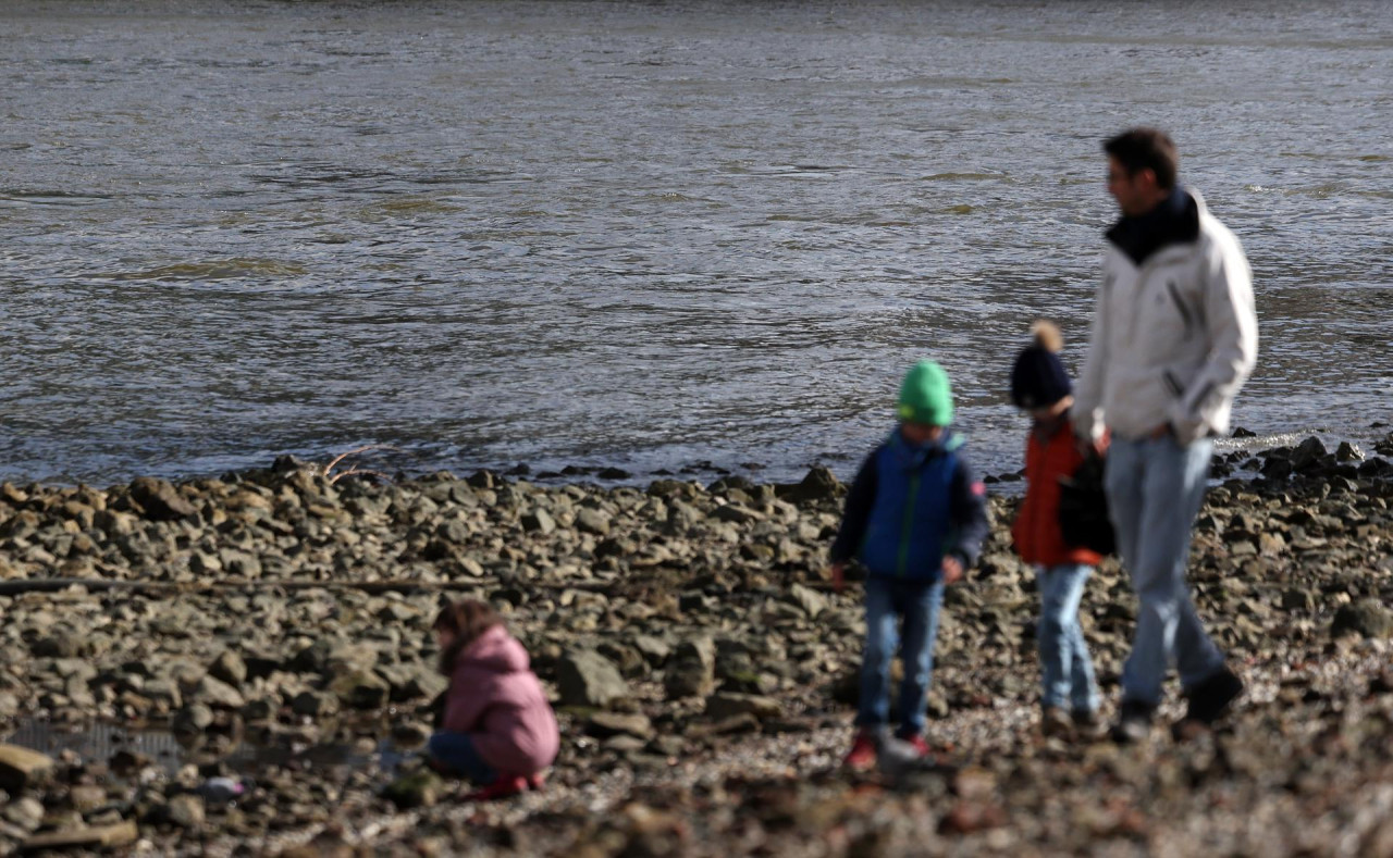 Contaminación en el río Támesis. Foto: EFE