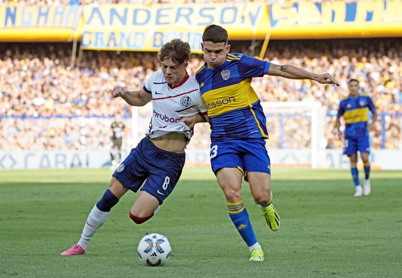 Boca vs San Lorenzo, Copa de la Liga. Foto: NA