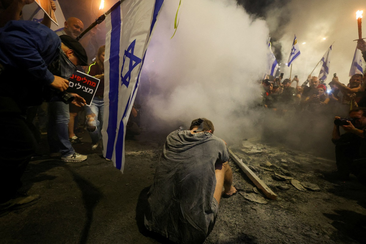 Protestas en Tel Aviv. Foto: Reuters.