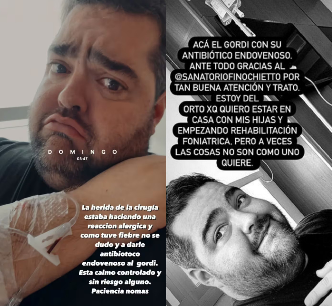 Las historias de Darío Barassi. Foto: Instagram.