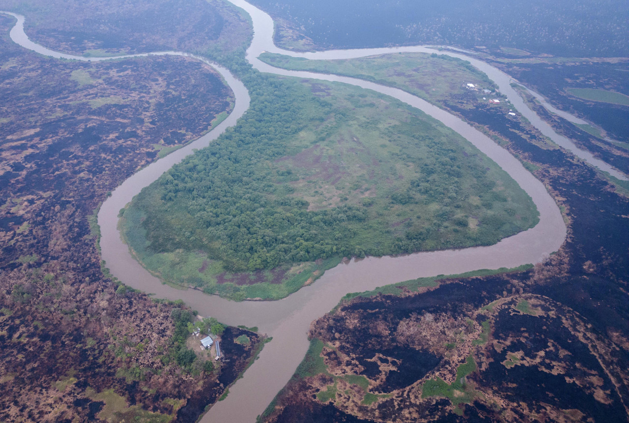 Alarmante aumento de incendios en la Amazonía brasileña. Foto: EFE