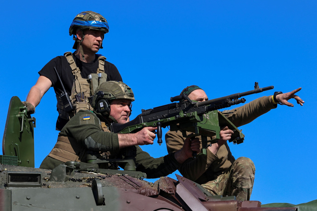 Infantes de la Marina ucraniana. Foto: Reuters.