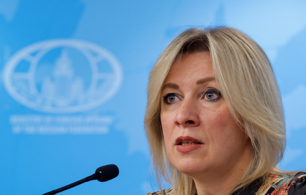 María Zajárova, portavoz del Ministerio de Asuntos Exteriores ruso. Reuters