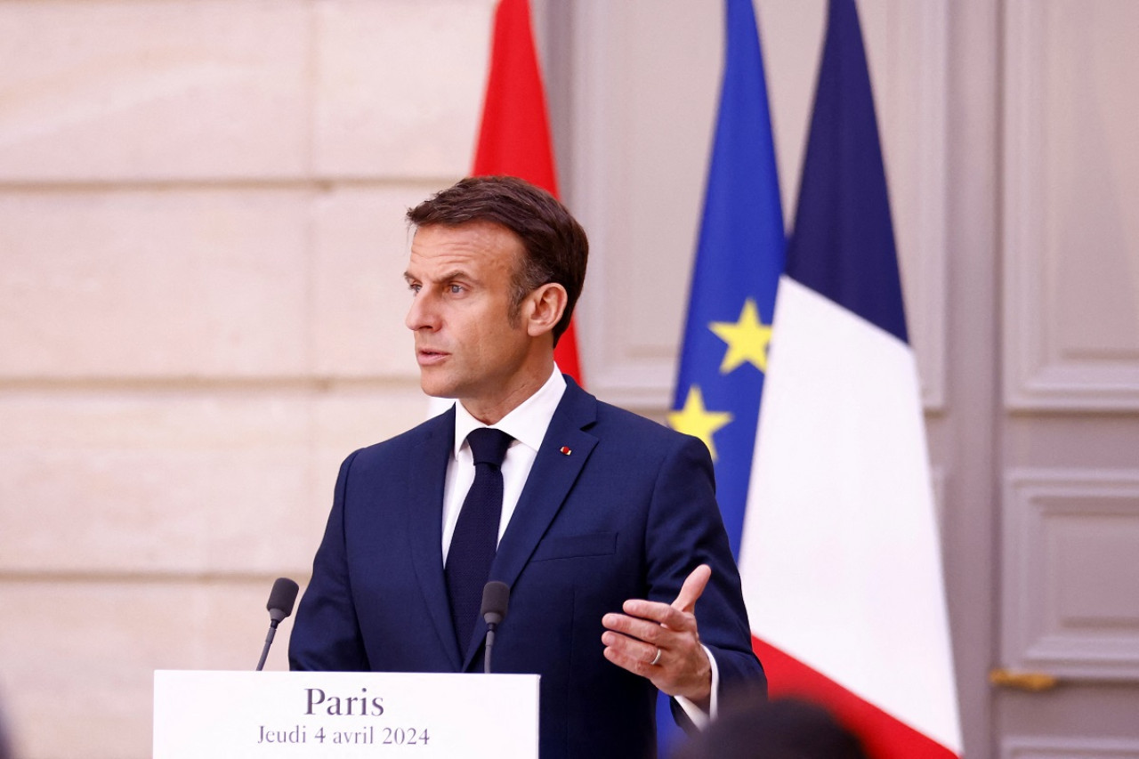 Emmanuel Macron, presidente de Francia. Foto: Reuters.