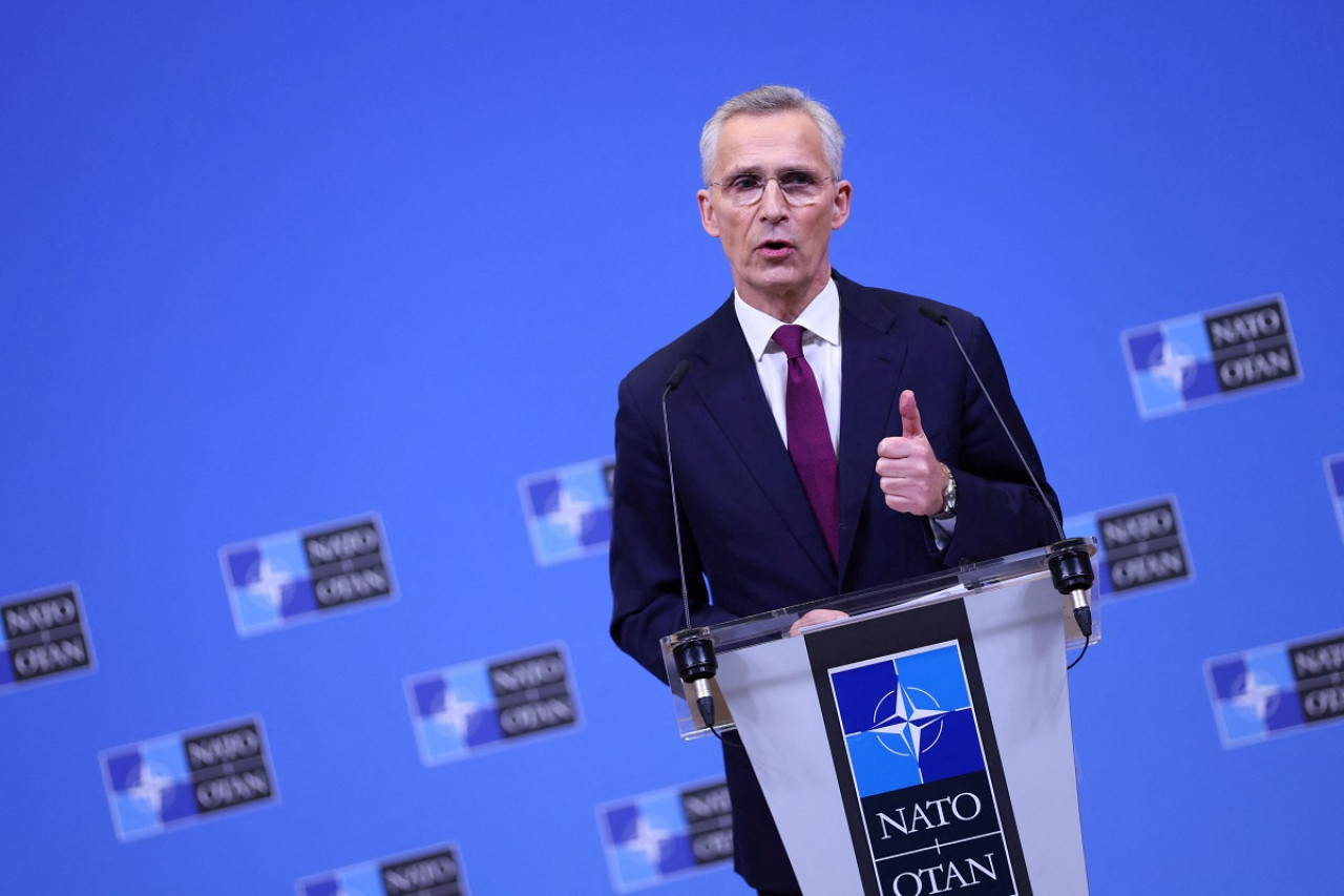 Jens Stoltenberg, secretario general de la OTAN. Foto: Reuters.