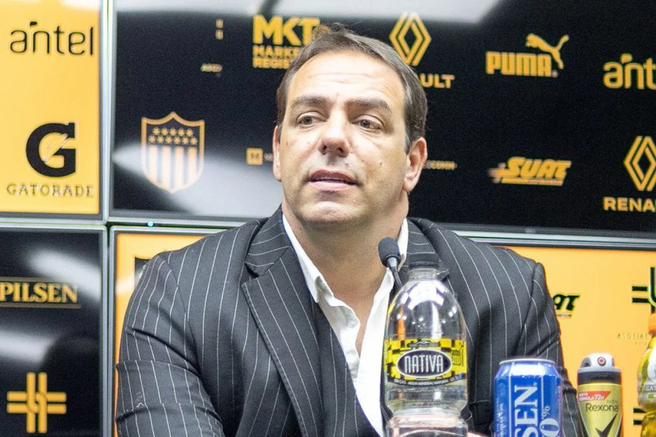 Ignacio Ruglio, presidente de Peñarol. Foto: NA