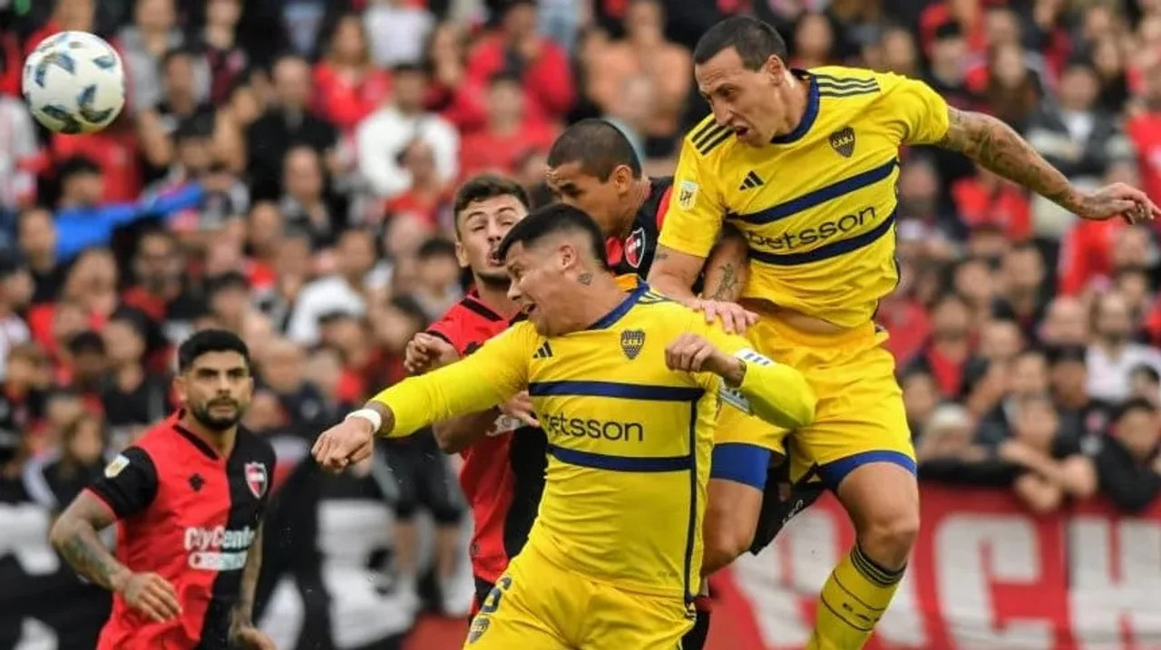 Boca vs  Newells, Copa de la Liga. Foto: NA