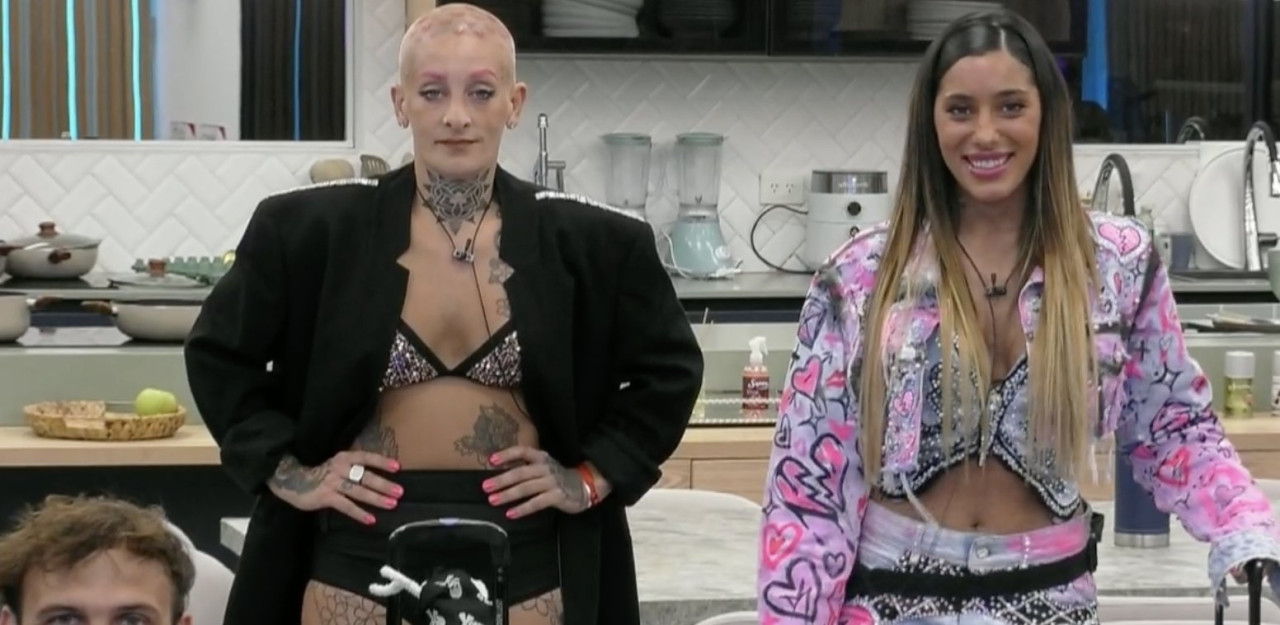 Furia y Catalina de Gran Hermano. Foto: Captura.